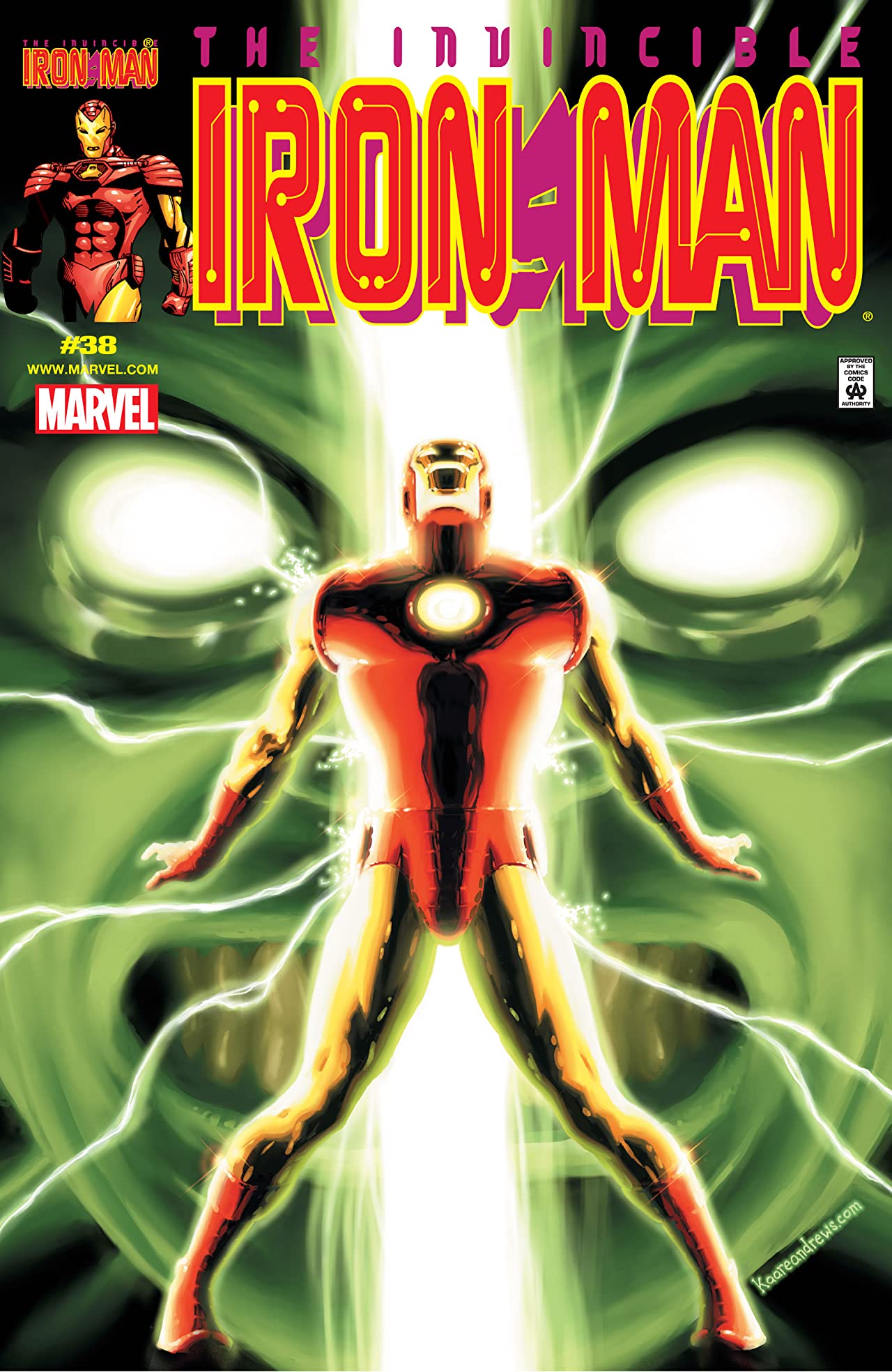 Iron Man #38 cover