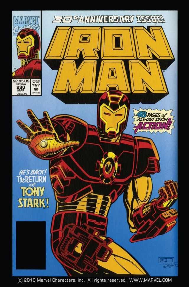 Iron Man #290 cover