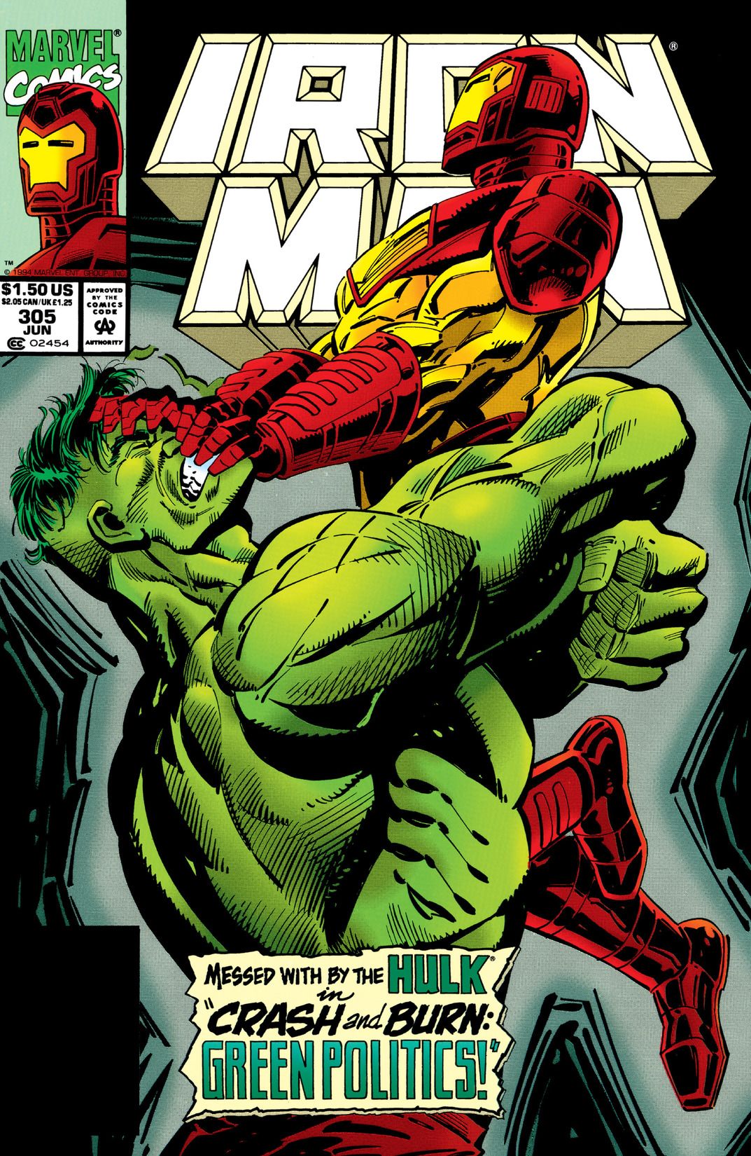 Iron Man #305 cover
