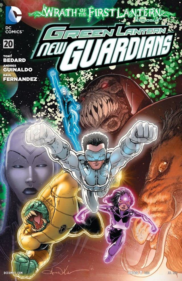 Green Lantern: New Guardians #20 cover