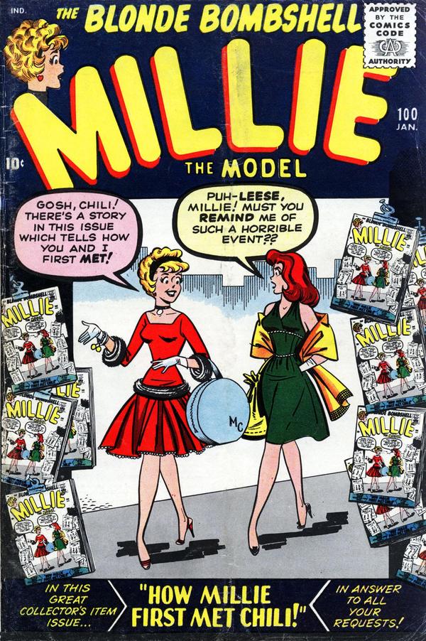 Millie the Model Comics #100 cover