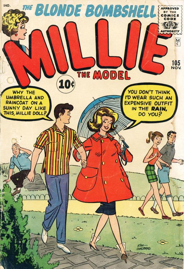 Millie the Model Comics #105 cover
