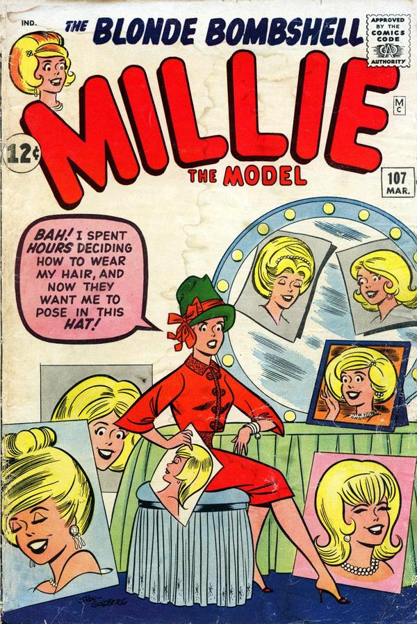 Millie the Model Comics #107 cover