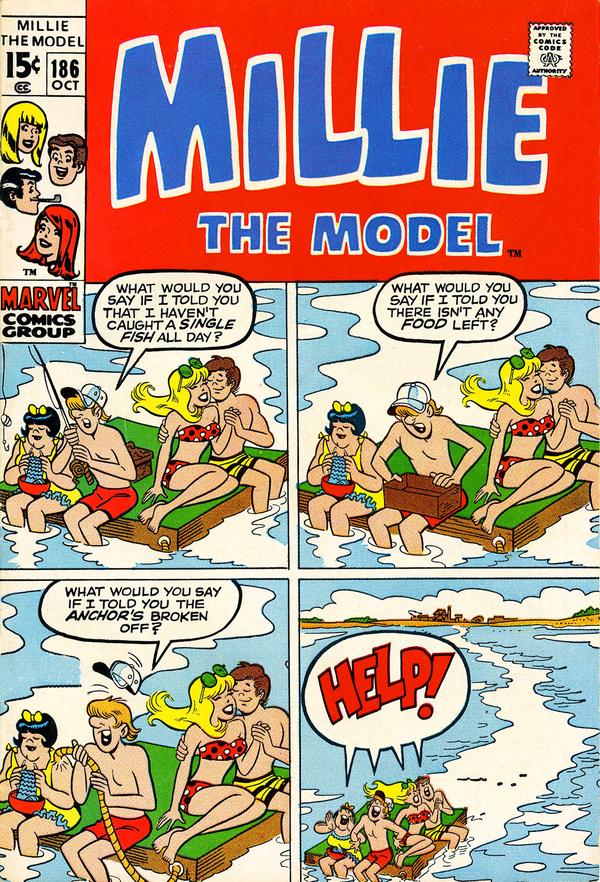 Millie the Model #186 cover