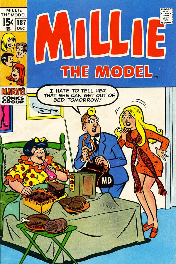 Millie the Model #187 cover
