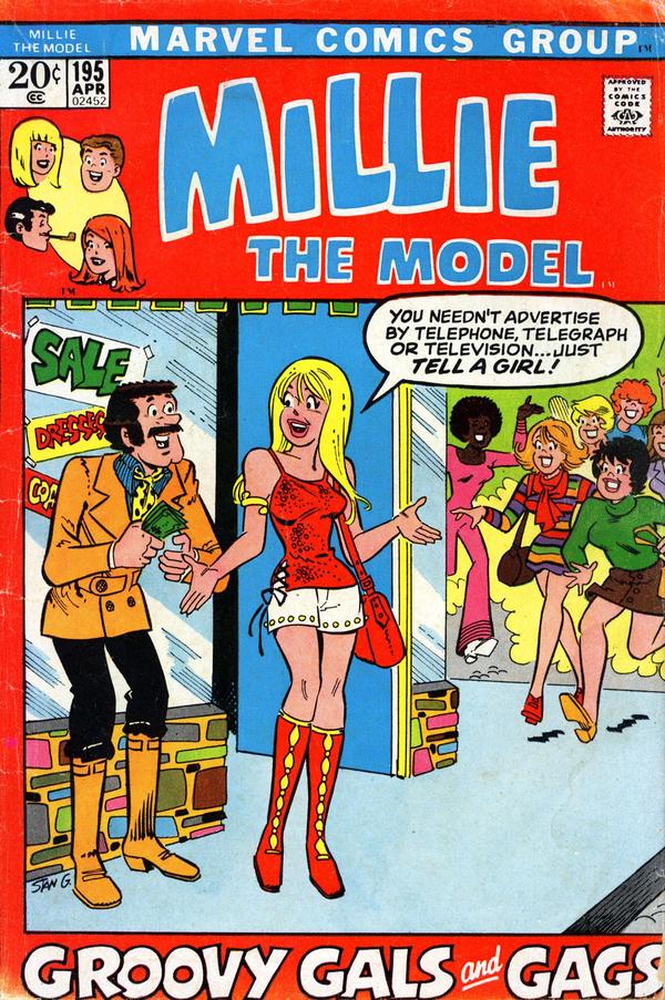 Millie the Model #195 cover