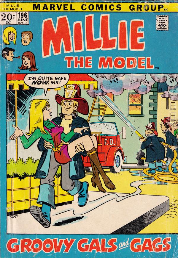 Millie the Model #196 cover