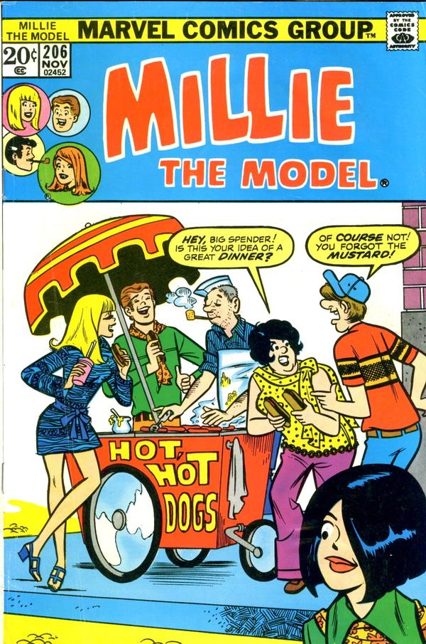 Millie the Model #206 cover
