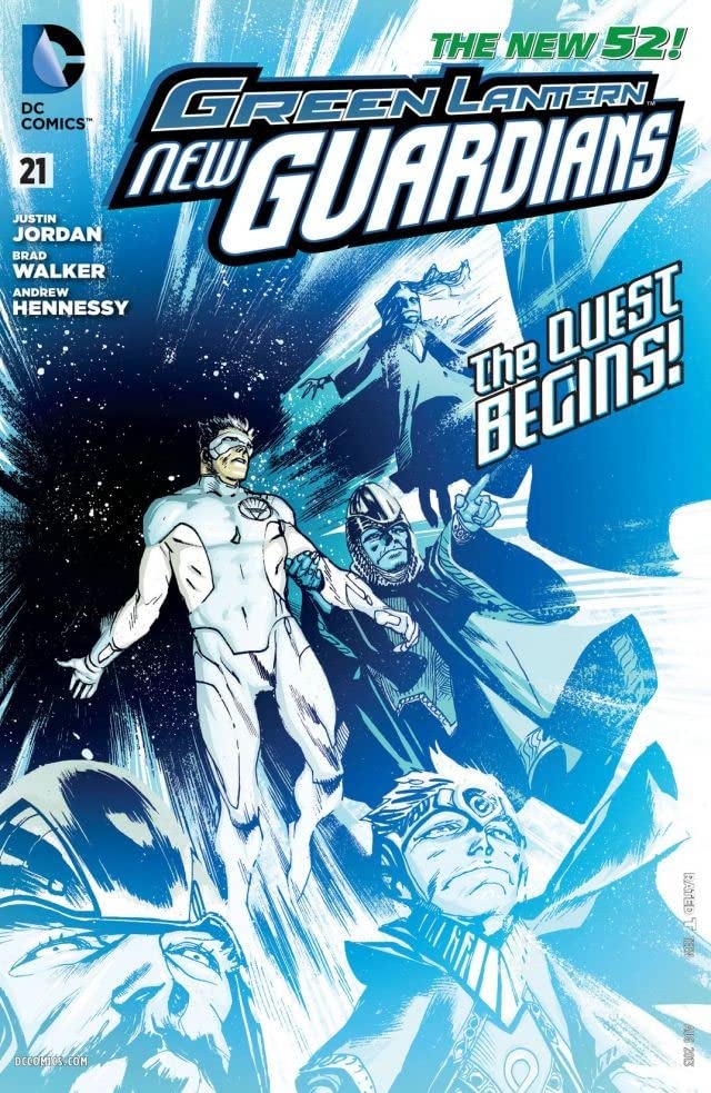 Green Lantern: New Guardians #21 cover