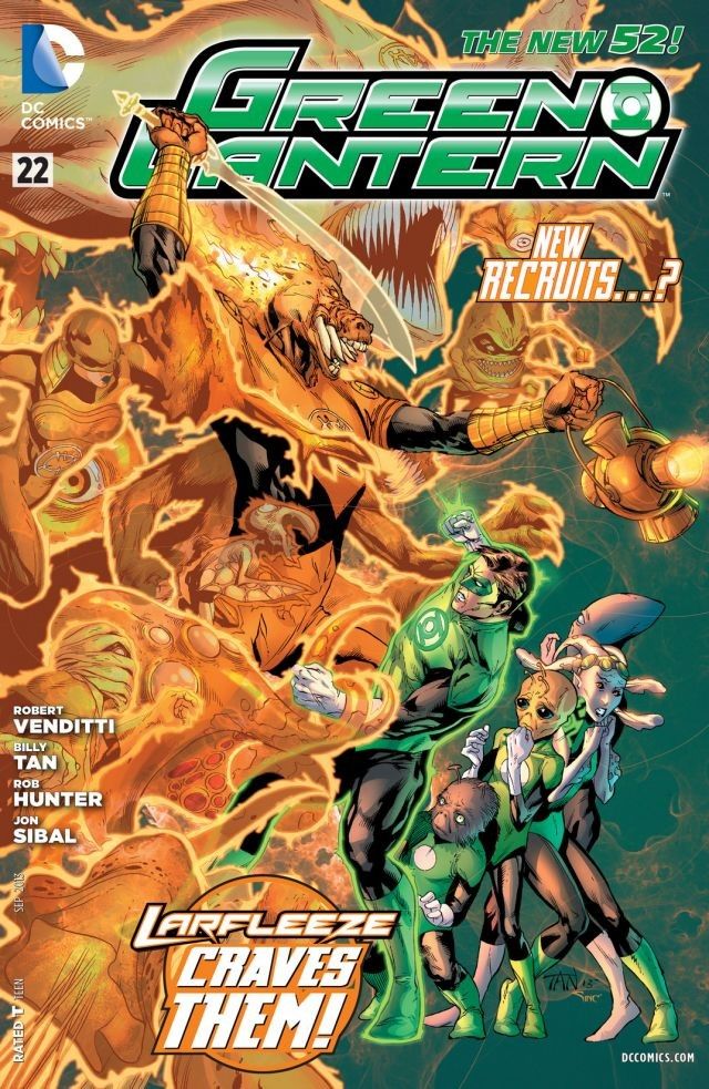 Green Lantern #22 cover