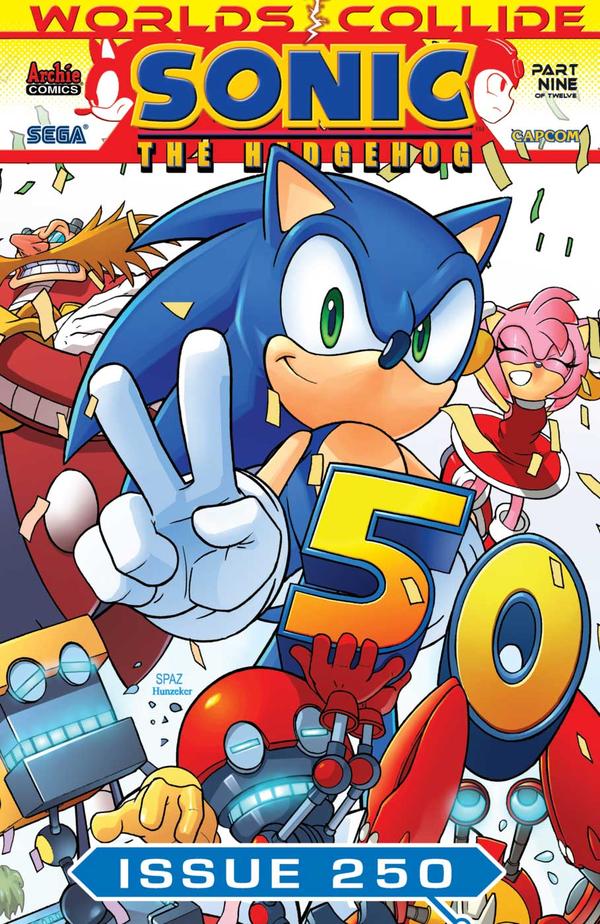 Sonic the Hedgehog #250 cover