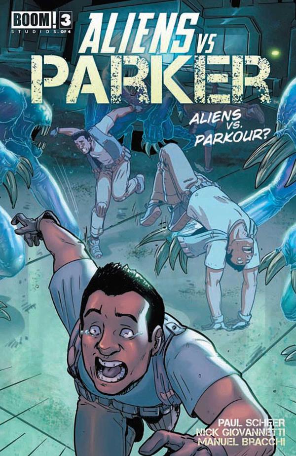 Aliens vs. Parker #3 cover