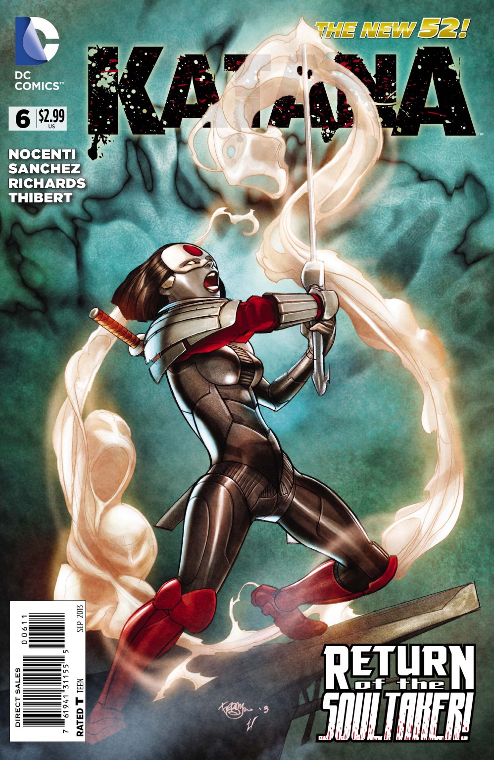Katana #6 cover