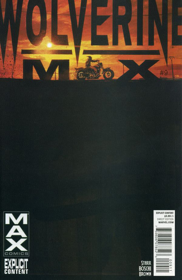 Wolverine Max #9 cover