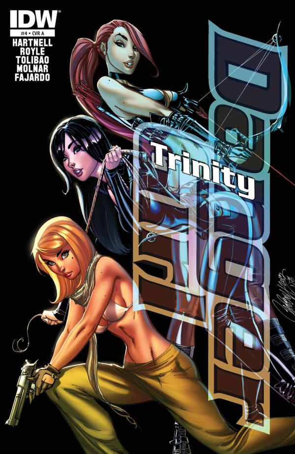 Danger Girl: Trinity #4 cover