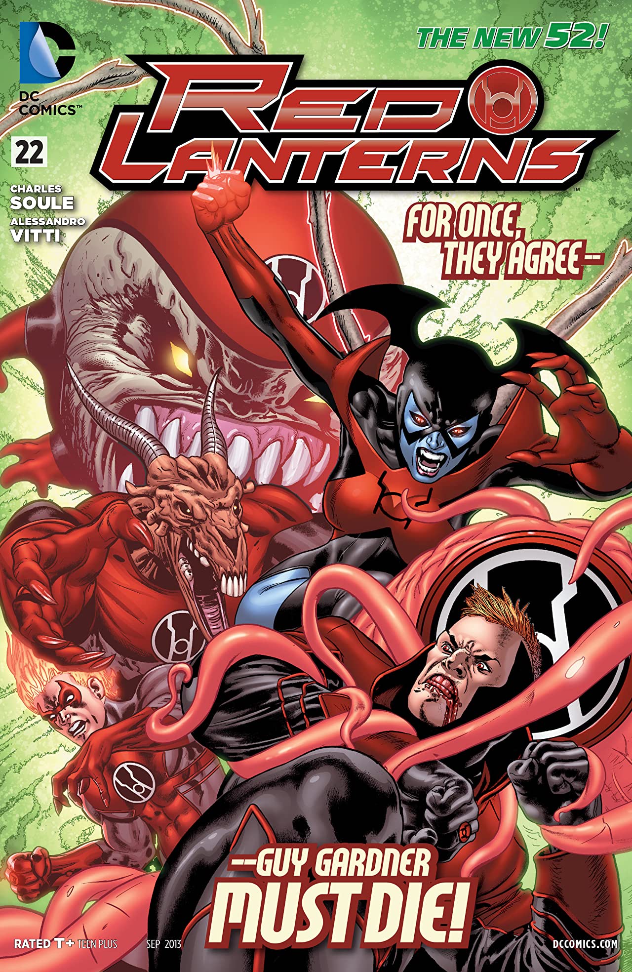 Red Lanterns #22 cover