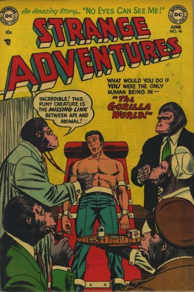 Strange Adventures #45 cover