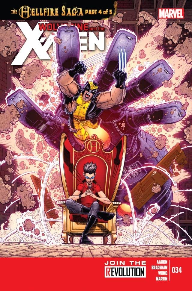 Wolverine & the X-Men #34 cover