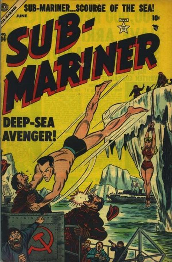 Sub-Mariner #34 cover