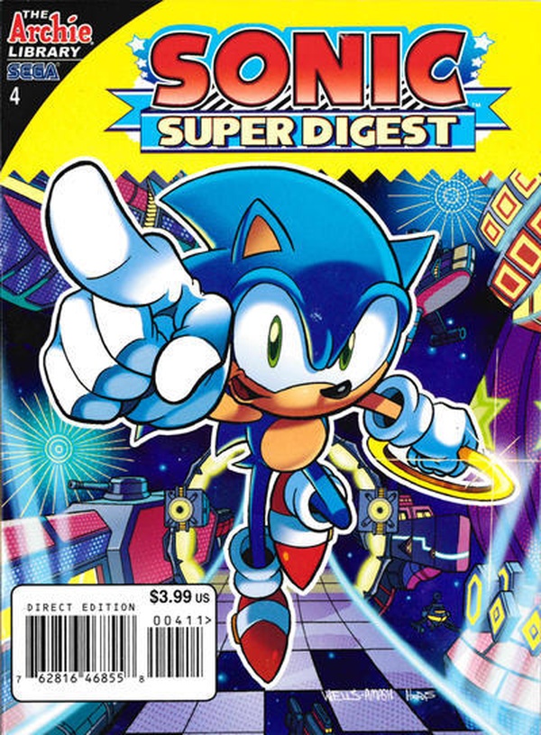 Sonic Super Digest #4 cover