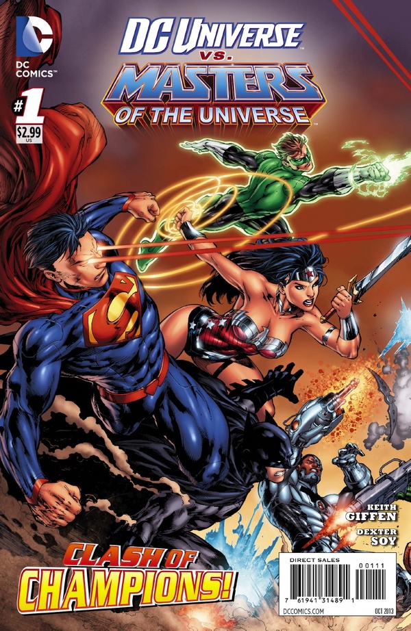 DC Universe vs. Masters of the Universe #1 cover