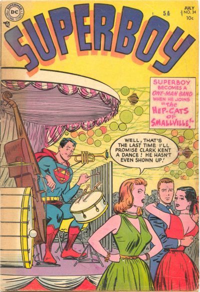 Superboy #34 cover