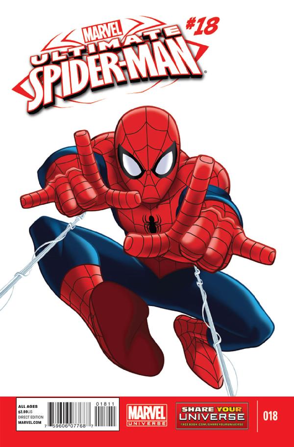 Marvel Universe Ultimate Spider-Man #18 cover