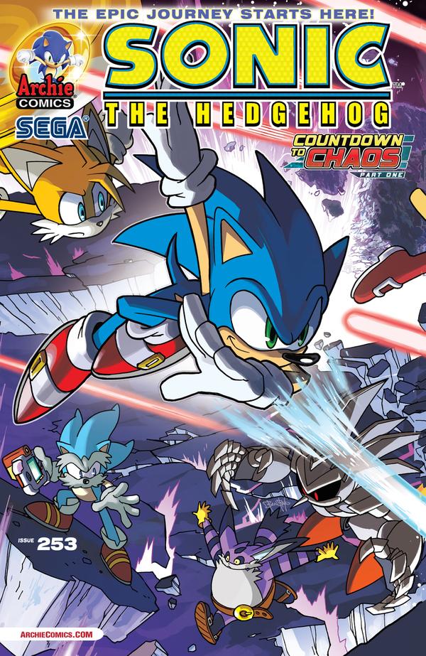 Sonic the Hedgehog #253 cover