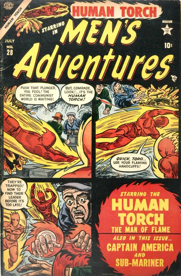Men's Adventures #28 cover