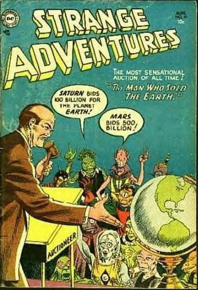 Strange Adventures #47 cover
