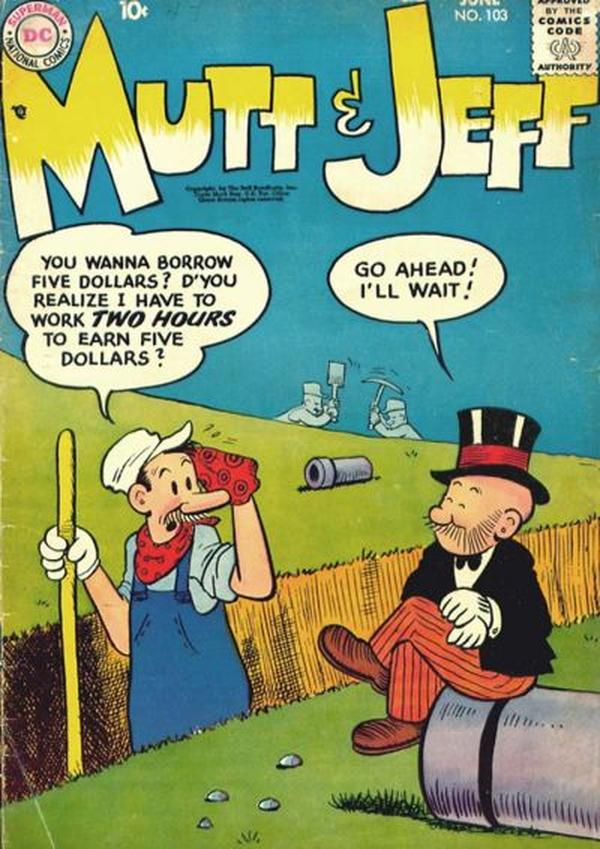 Mutt & Jeff #103 cover