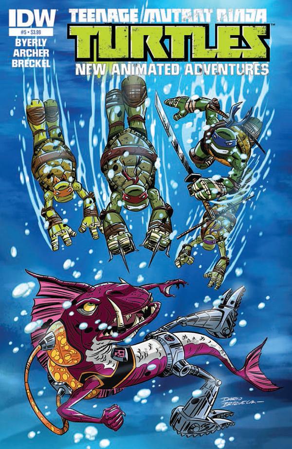 Teenage Mutant Ninja Turtles New Animated Adventures #5 cover