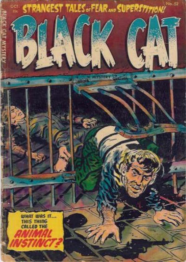 Black Cat Comics #52 cover