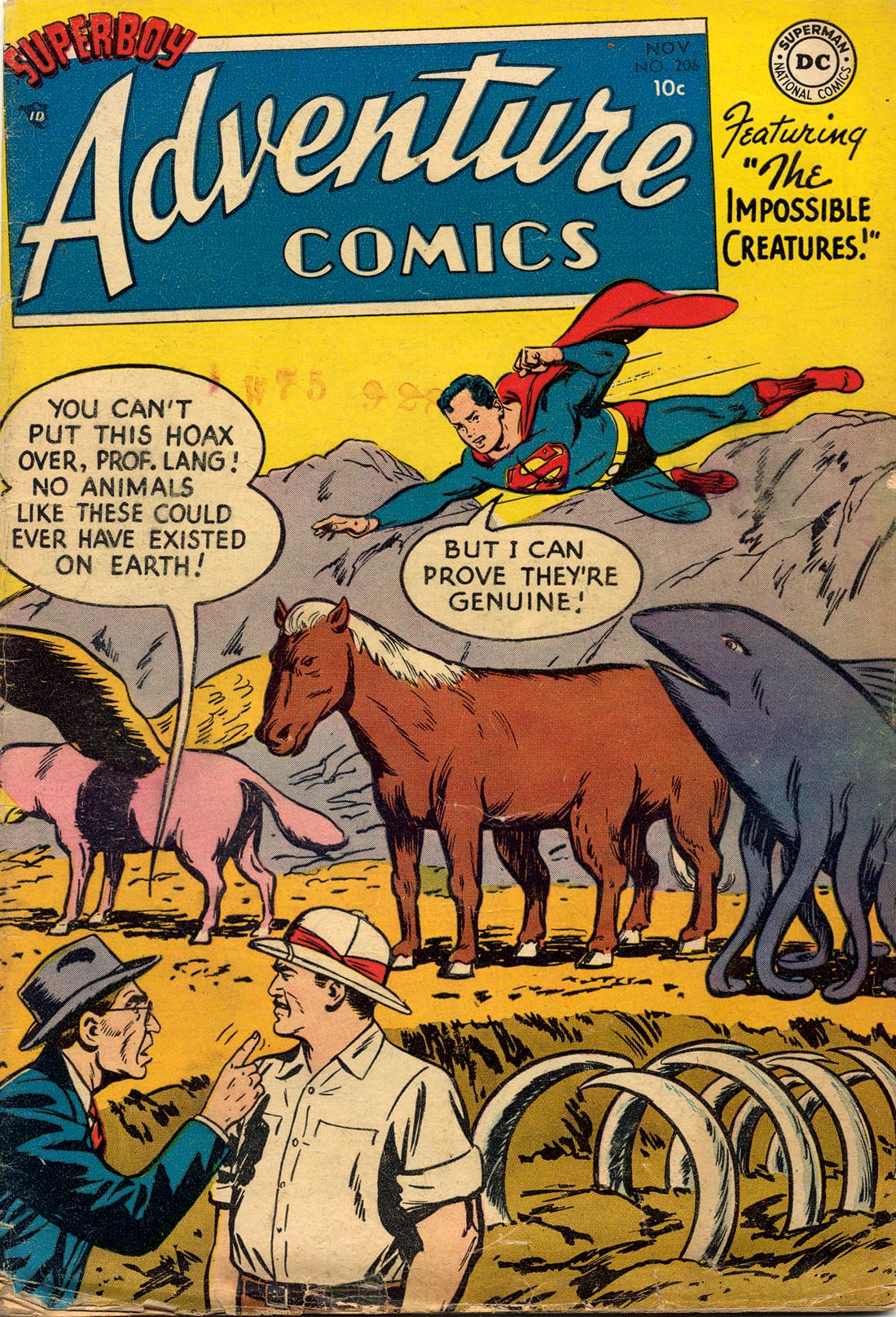 Adventure Comics #206 cover