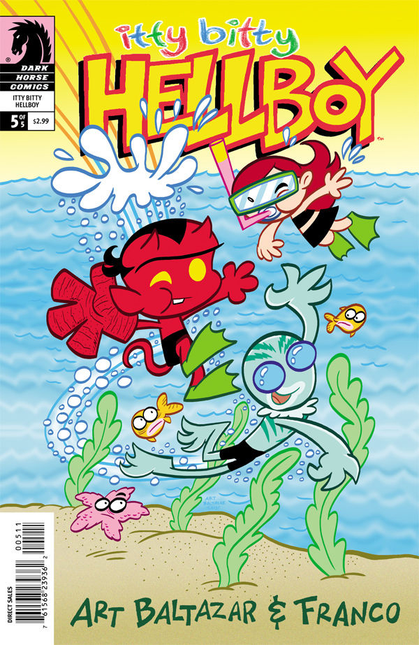 Itty Bitty Hellboy #5 cover