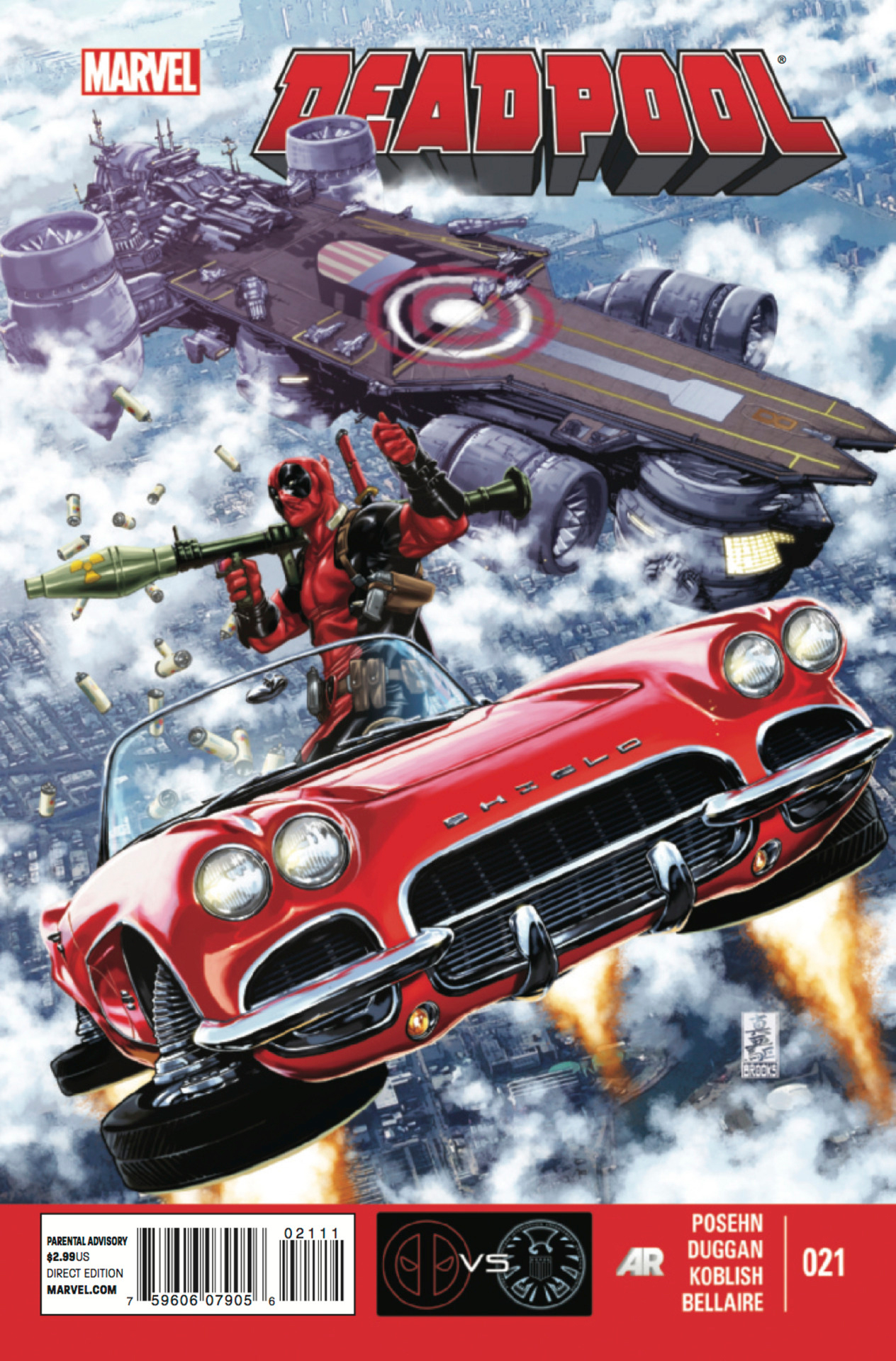 Deadpool #21 cover