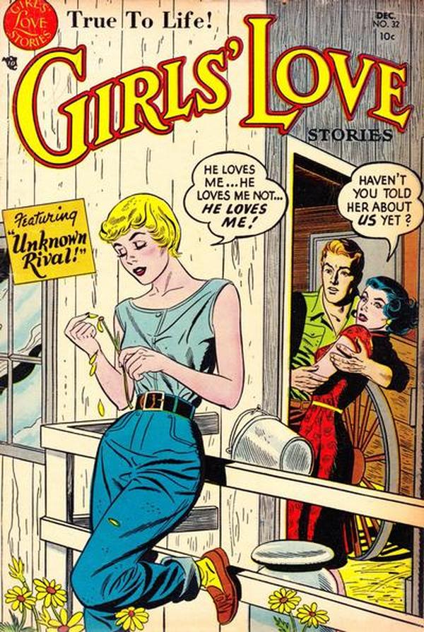 Girls' Love Stories #32 cover