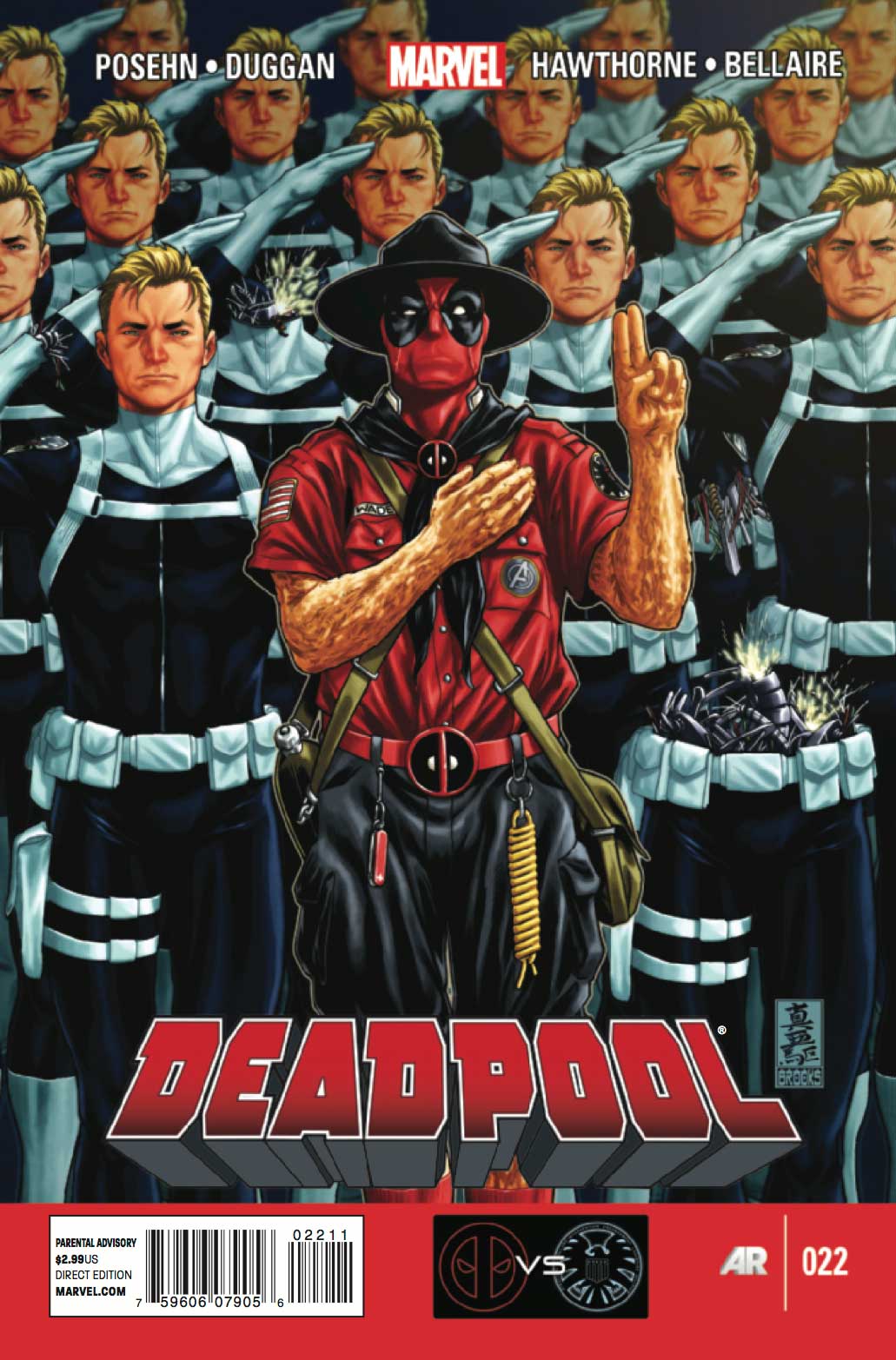 Deadpool #22 cover