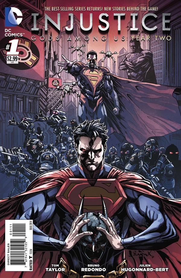 Injustice: Gods among Us Year Two #1 cover