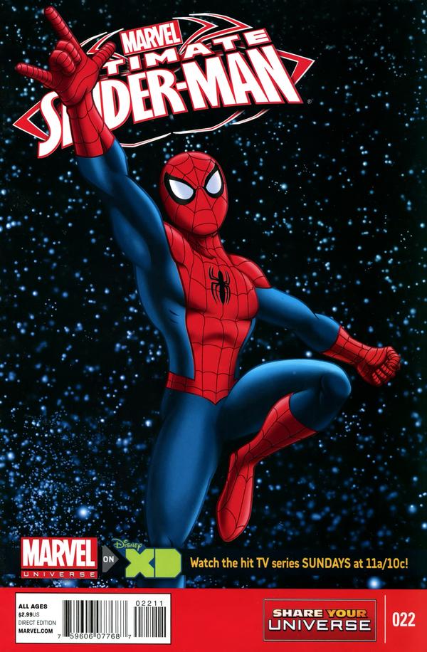 Marvel Universe Ultimate Spider-Man #22 cover