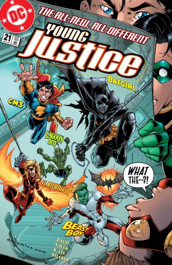 Young Justice #21 cover