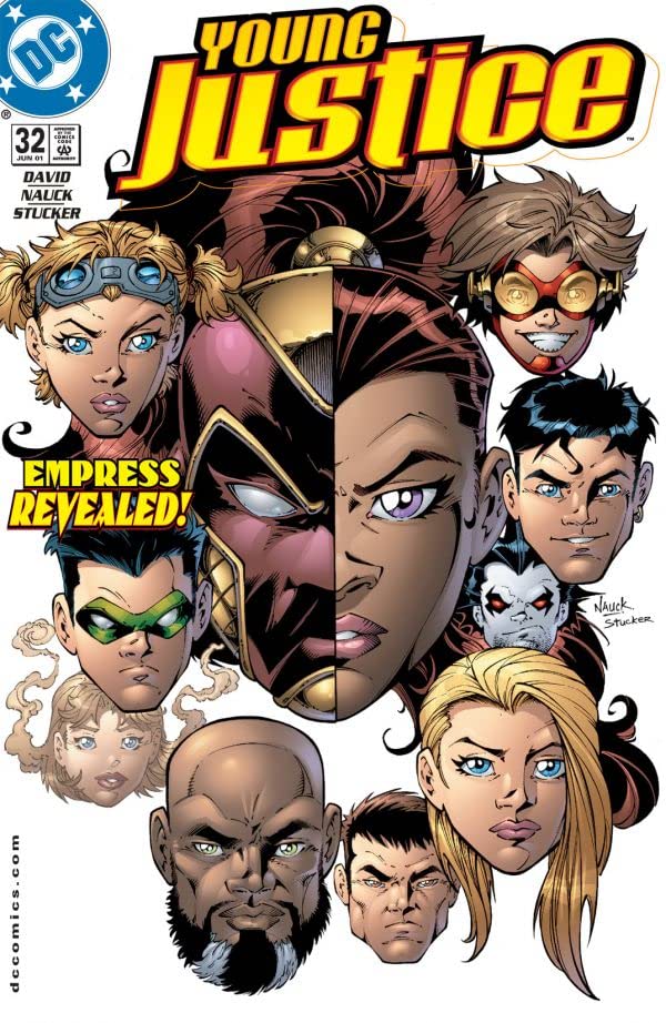 Young Justice #32 cover