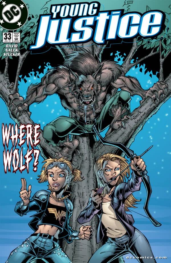 Young Justice #33 cover
