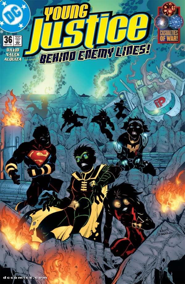 Young Justice #36 cover