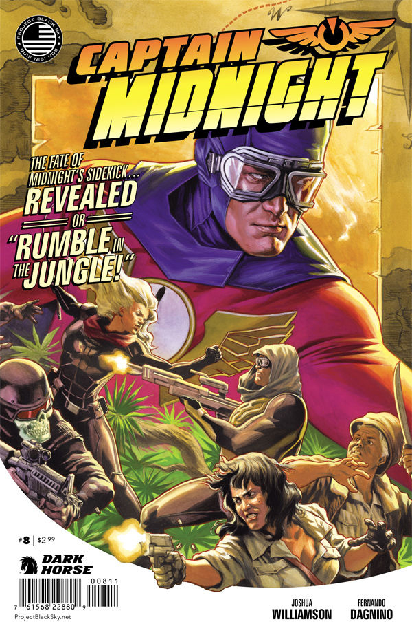 Captain Midnight #8 cover
