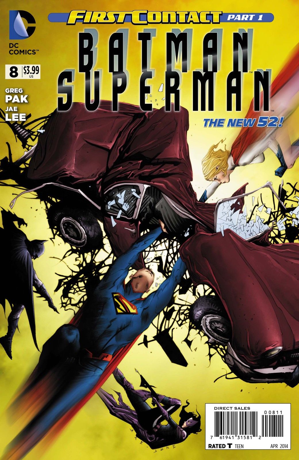 Batman / Superman #8 cover