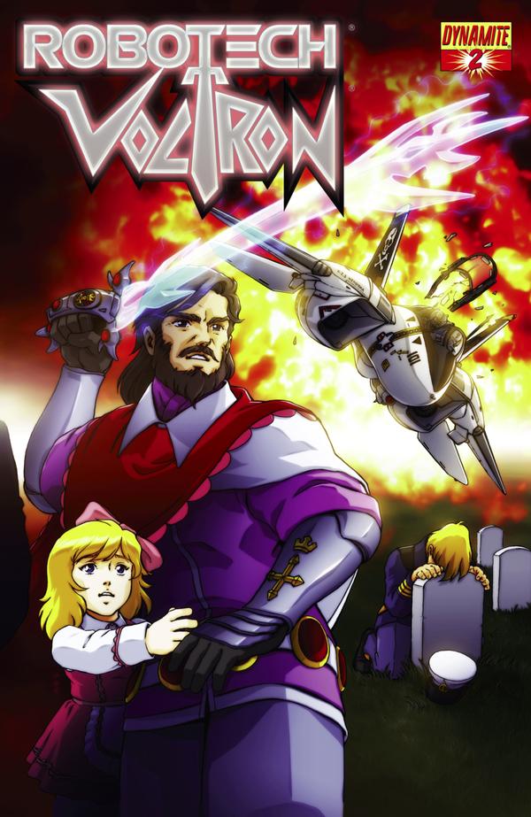 Robotech / Voltron #2 cover
