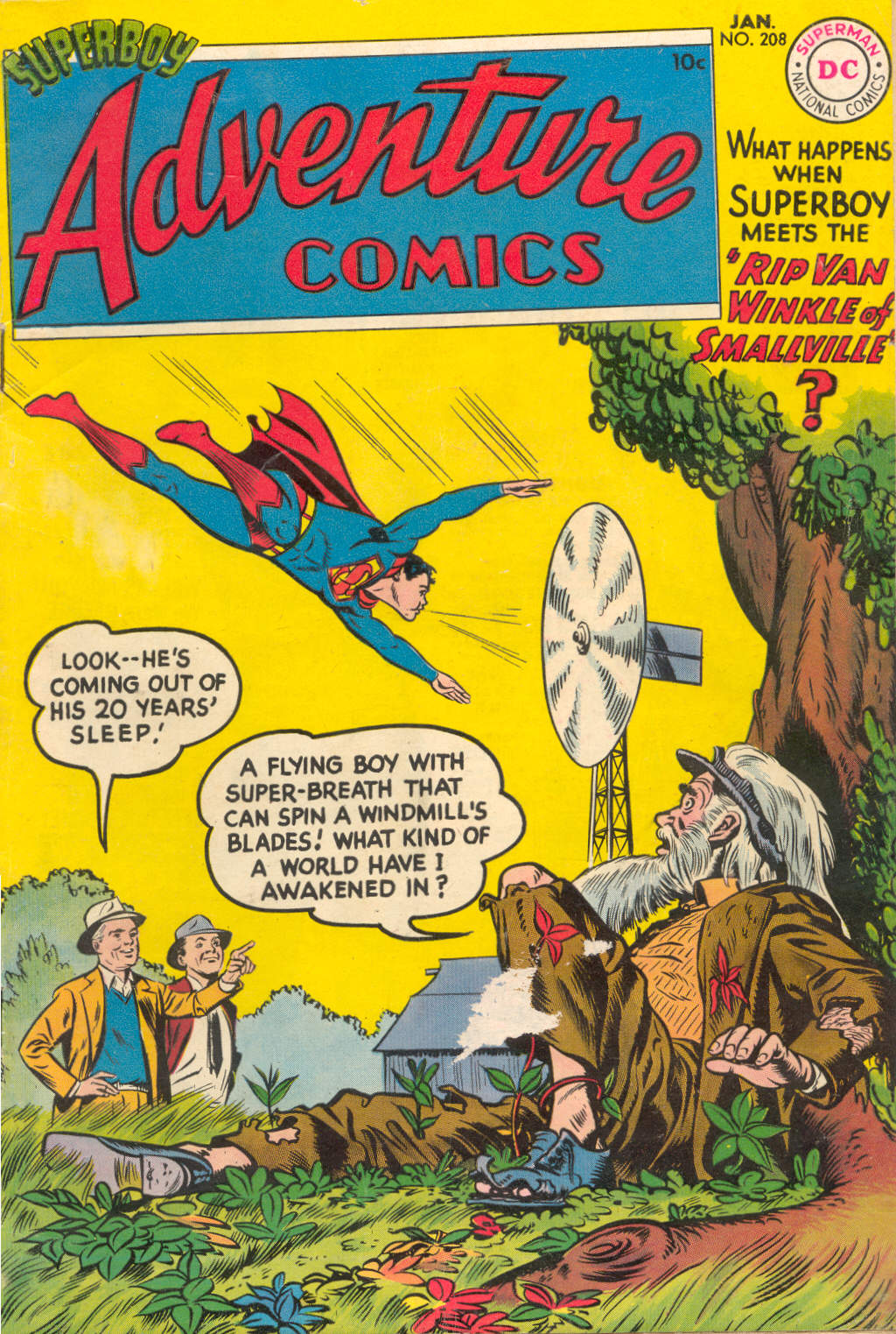 Adventure Comics #208 cover
