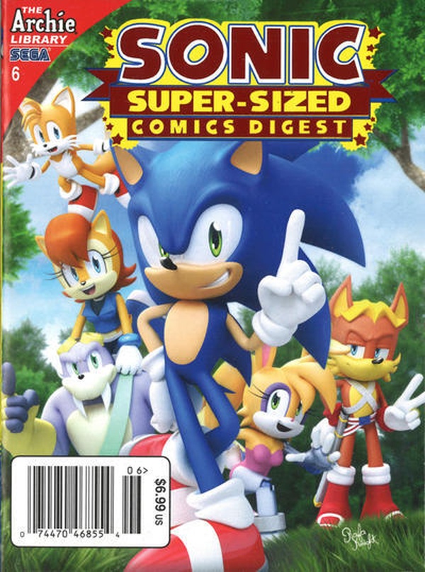 Sonic Super Digest #6 cover