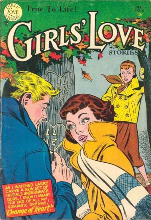 Girls' Love Stories #33 cover